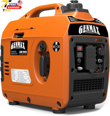 GENMAX Portable Generator EPA Compliant Eco-Mode Lightweight for Home & Camping