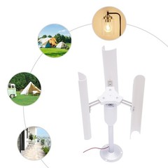 Vertical Wind Turbine Generator 3 Blades Charger Windmill Power Teach Mode 12V