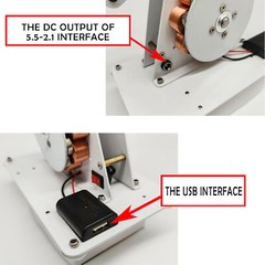 Hand Crank Generator 50W Portable USB Charger Outdoor Emergency