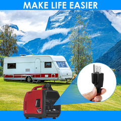 Neutral Ground Bonding Plug for Portable Inverter Generator, Grounding Plug Surg