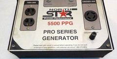NorthStar 5500 PPG Pro Series Generator Control Panel Box – Untested