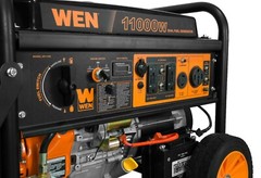 WEN 11,000-W Portable Hybrid Dual Fuel Gas Generator with Electric Start Home RV