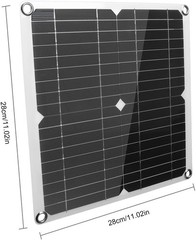 12V Solar Kit with 100A Controller, Cable & Clips – Ideal for RVs/Outdoor Use