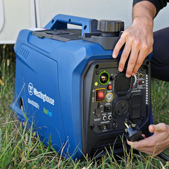 Whisper-Quiet 4000W Dual Fuel Inverter Generator with Remote Start & CO Sensor
