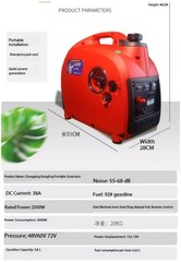 Portable Electric Vehicle Range Extender Battery Two Or Three Wheels 60v 72V