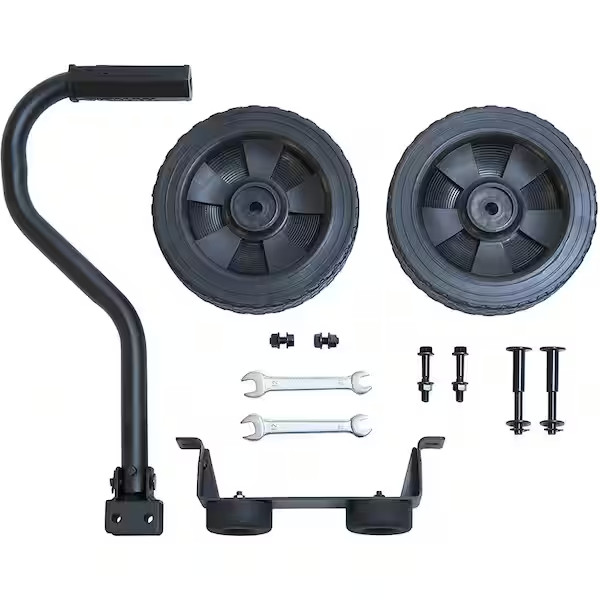 8 In. Never-Flat Wheel Kit And Handle For Portable Generator