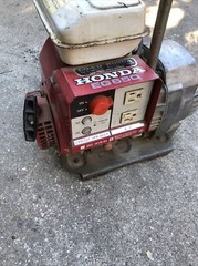 Honda Generator EG650 Gas Powered Portable Camping 650 Watt 120v 12v AC DC Japan