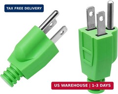 2 Pack Neutral Ground Bonding Plug for Portable Inverter Generator, Surge Protec