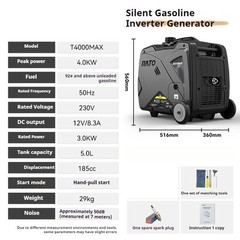 Household Small Silent Digital Inverter Emergency Outdoor Gasoline Generator
