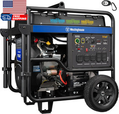 Westinghouse 18000 Peak Watt Tri-Fuel Home Backup Portable Generator Remote Elec
