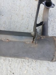 Generac Gtv760 MUFFLER Oem Used No Baffle READ DSC