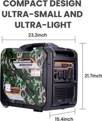 RV Ready 5500W Generator MXR Inverter Electric Start 120/240V Quiet Power