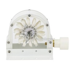 500-4000RPM Pelton Wheel Impulse Pelton Turbine with Adapter 100-300W