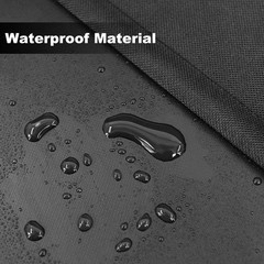 Outdoor Generator Covers Waterproof Heavy Duty 600D Oxford 38X30X28in, Black