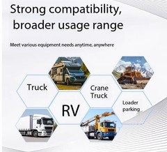 24V Vehicle-Mounted Diesel Generator Trucks Remote Control Automatic Start-Stop