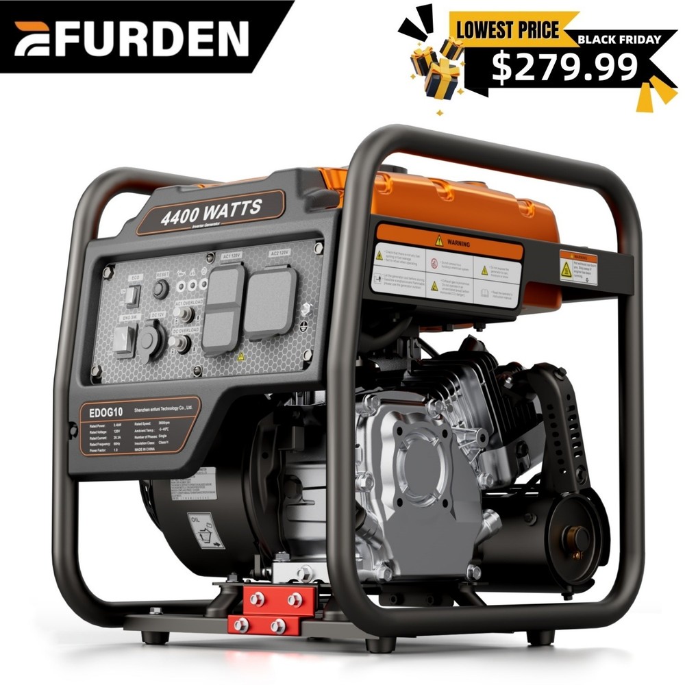 4400-Watt Portable Gas Generator Inverter Generator For Home Power Equipment
