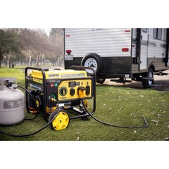 4550/3650-Watt Champion Power Dual Fuel Portable Generator With CO Shield + Prop