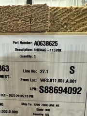 8kw Cummins RV Diesel Generator 8HDKAG-11378K – 120/208V 3PH 60hz – PN: A063B625
