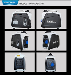 220V Gasoline Generator 1800W Small Silent Digital Variable Frequency Generator