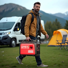 Powersmart Portable Equipment 3800-Watt Dual Fuel Manual Start with CO Detect