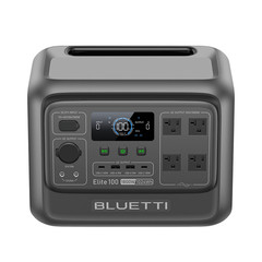 BLUETTI Elite 100 V2 1024Wh Power Station+100W Solar Panel Solar Generator