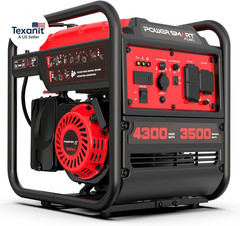 4300-Watt Portable Generator with Inverter Technology, 30 Amp for Home Use and E