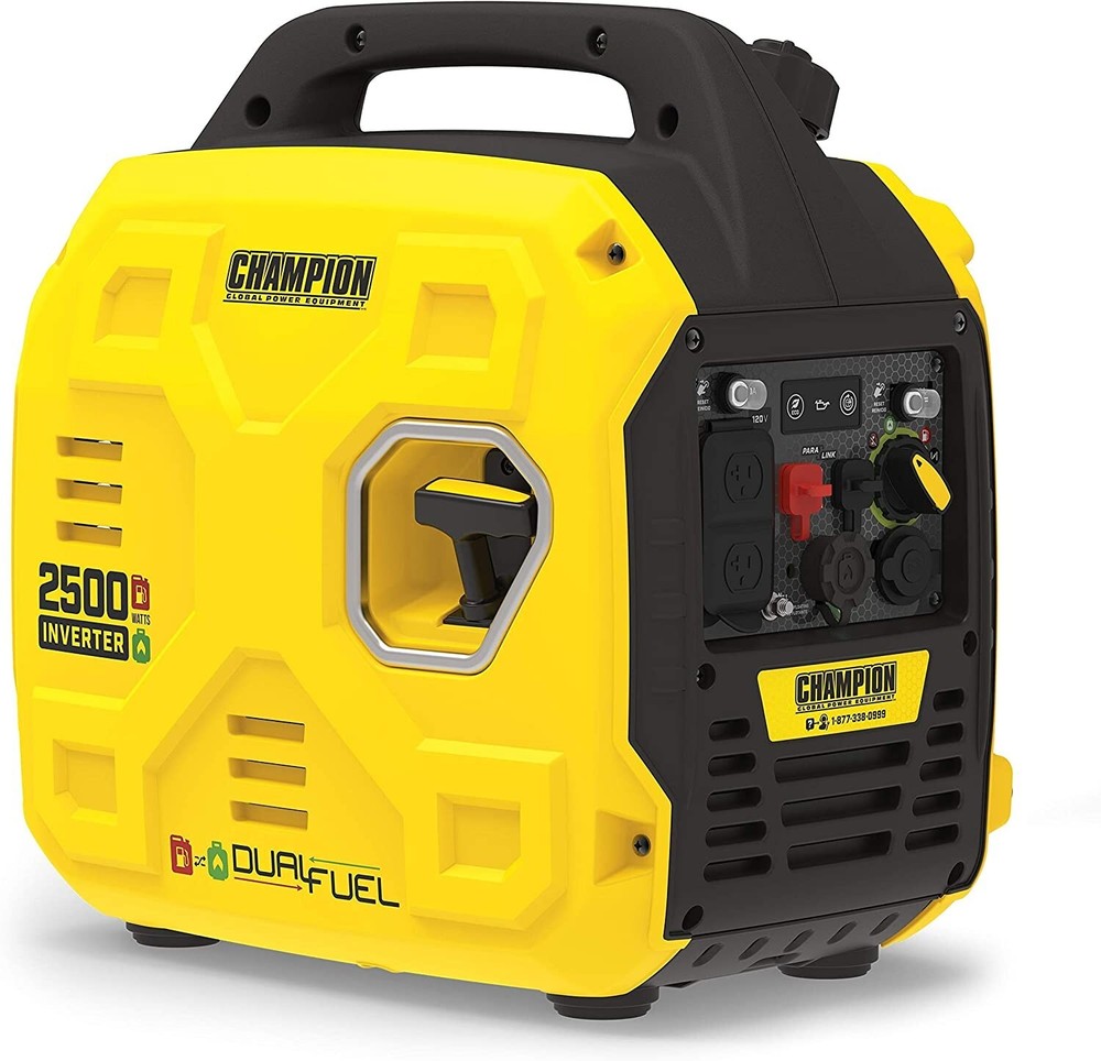 Champion 2,500-W Super Quiet Portable Dual Fuel Inverter Generator, Ultralight