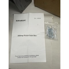 SURAIELEC 30 Amp Generator Inlet Box, NEMA L14-30P Power Box *READ DESCRIPTION..