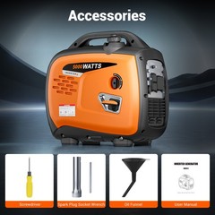 Mutaomay 5KW Portable Inverter Generator Gas Powered Quiet 64dB Home Backup New