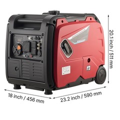 Uimoso 4200W Max 212cc 4-stroke Portable Gasoline Inverter Generator CO Detect