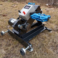 Portable Foot Pedal Generator Hand Crank Generator Fitness Power Spinning Bike