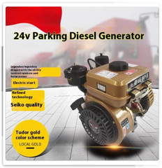 12v-24V 6KW Parking Air Conditioning Gasoline Generator diesel fuel Truck