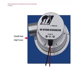 12V/24V Turbine-Type Water-Powered Generator for Outdoor and Home Use