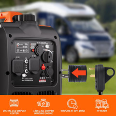 Super Quiet 4300W Portable Inverter Generator – RV Ready & EPA Compliant