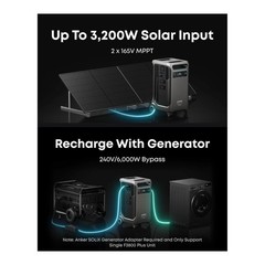 Anker SOLIX F3800 PLUS with 400W Solar Panel