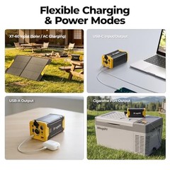 BougeRV 266Wh Portable Power Station, Backup Battery for 12V Car