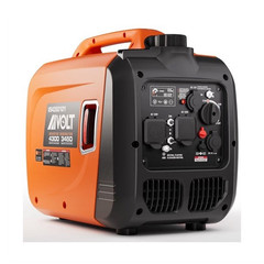 AIVOLT Inverter Generator 4300/3450W 120V Gas Portable Orange/Black VS4350101