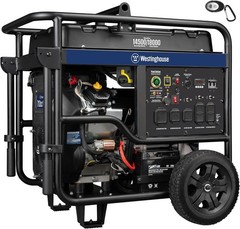 Westinghouse 18,000-W Portable Gas Powered Generator w/ Remote Start, CO Sensor