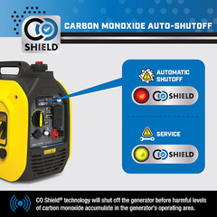 Champion 2,500-W Super Quiet Portable Dual Fuel Inverter Generator w/ CO Sensor