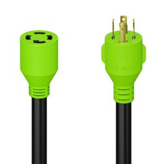 Leisure Cords NEMA L14-30 4 Prong Locking 30 Amp Generator Extension Cord, 25 ft
