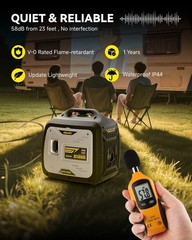 RV home backup 4000W gas powered 4 stroke 7L tank EPA quite inverter generator