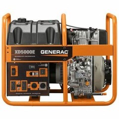 Generac 6864, 5000 Running Watts/5500 Starting Watts, Diesel Powered Portable Ge
