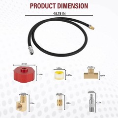 HND1.2CD Dual System Extended Run Generator Fuel Kit Without Tank For Honda