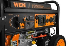 WEN 11,000-W Portable Hybrid RV Ready Dual Fuel Gas Generator w/ Electric Start