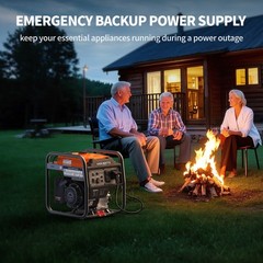 4000W Inverter Generator 208cc OHV Engine Gas Powered Quiet Camping RV Ready