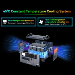 Blackview OSCAL Portable Power Station 6000W LiFePO4 Solar Generator 57600Wh Max