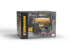 Gas Portable Generator 3650 Watt Equipped with CO Shutoff Alert System.