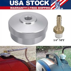 Aluminum Extended Run Fuel Gas Cap w/ Brass Hose For Yamaha EF2000is EF1000is
