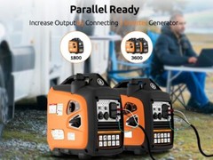 2500W Portable Inverter Generator Gas Powered Quiet for Camping RV Travel