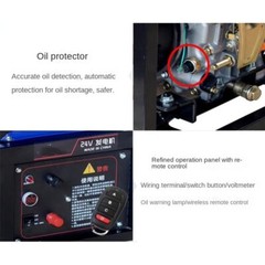 6KW 24V DC Generator 24V Diesel Generator Parking Air Conditioner Diesel Generat